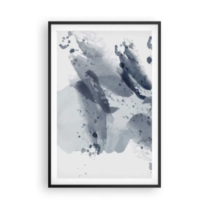 Poster in een zwarte lijst - Een onderzoek naar de aard van water - 61x91 cm