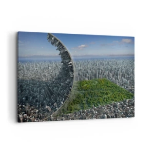 Schilderen op canvas - De natuur is eeuwig - 120x80 cm