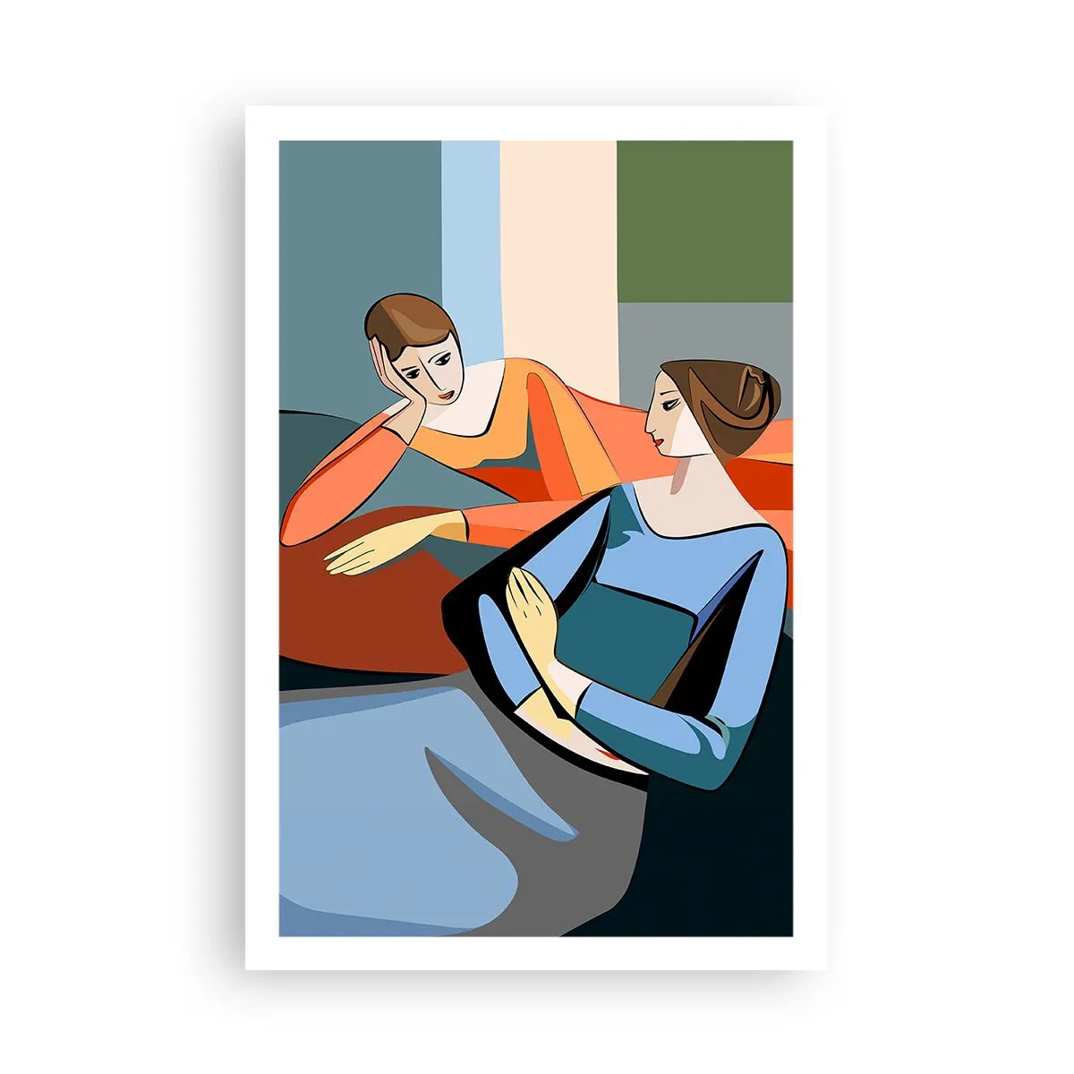 Poster - Een moment van vertrouwen - 61x91 cm