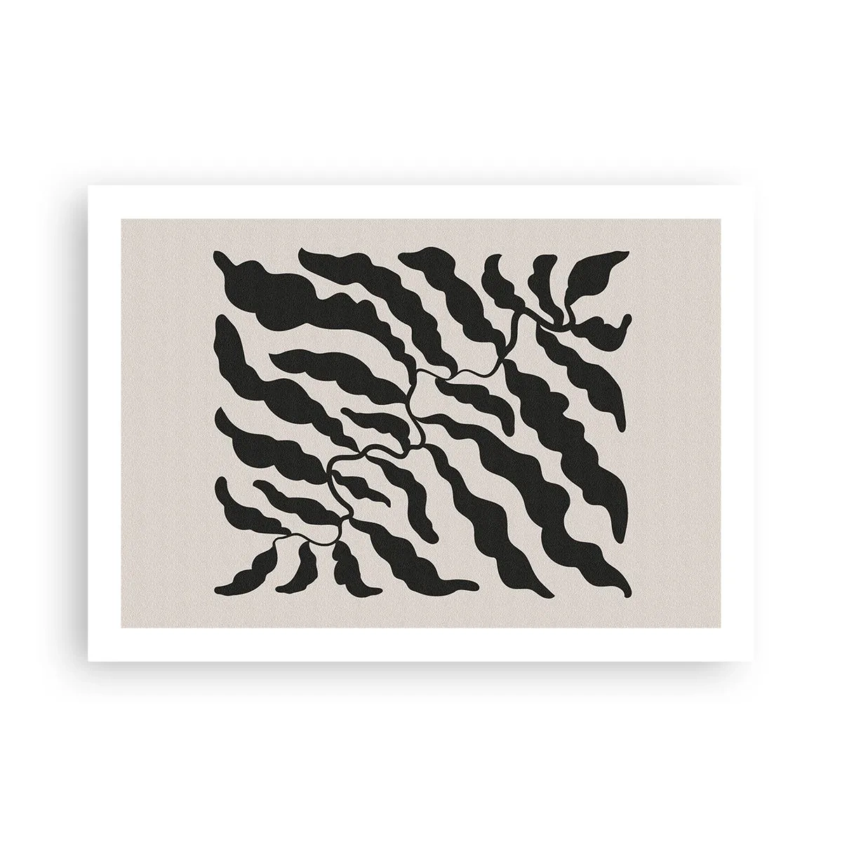 Poster - Natuur van een vierkant - 70x50 cm