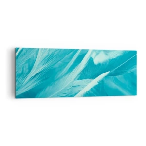 Schilderen op canvas - Verdrinken in pluisjes - 140x50 cm