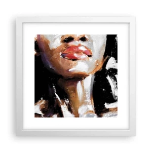 Poster in een witte lijst - Trots zonder vooroordelen - 30x30 cm