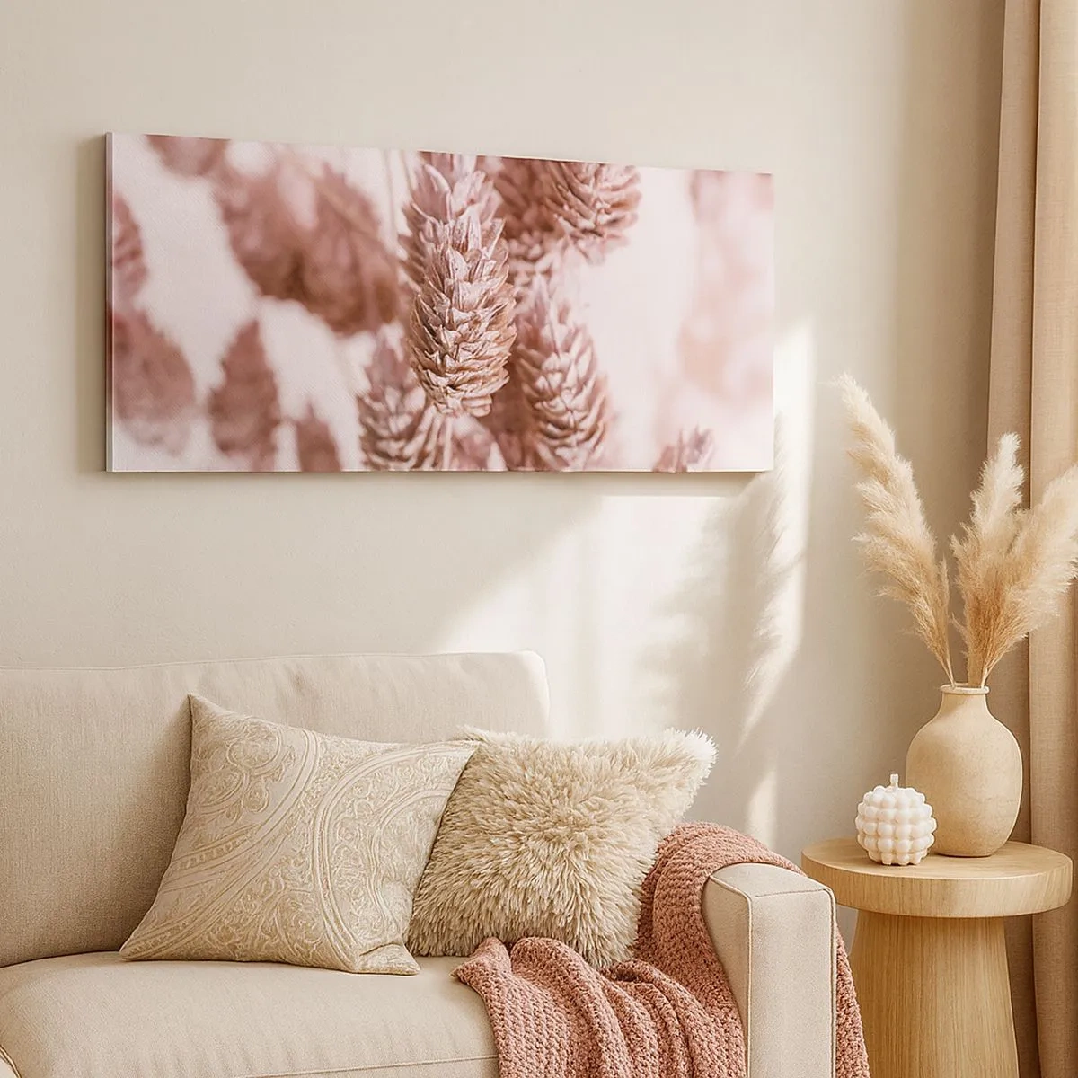 Schilderen op canvas - Schijnbaar onopvallend - 100x40 cm