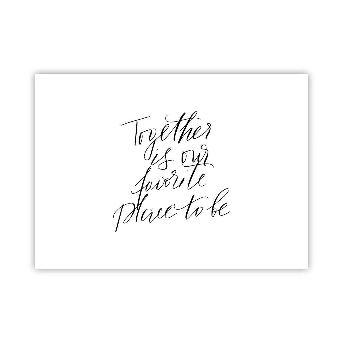 Poster - Voel jij het ook? - 70x50 cm