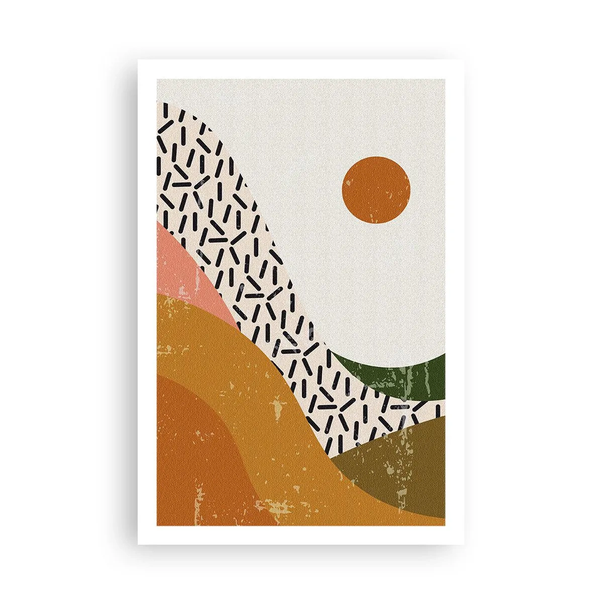 Poster - Zonne-abstractie - 61x91 cm
