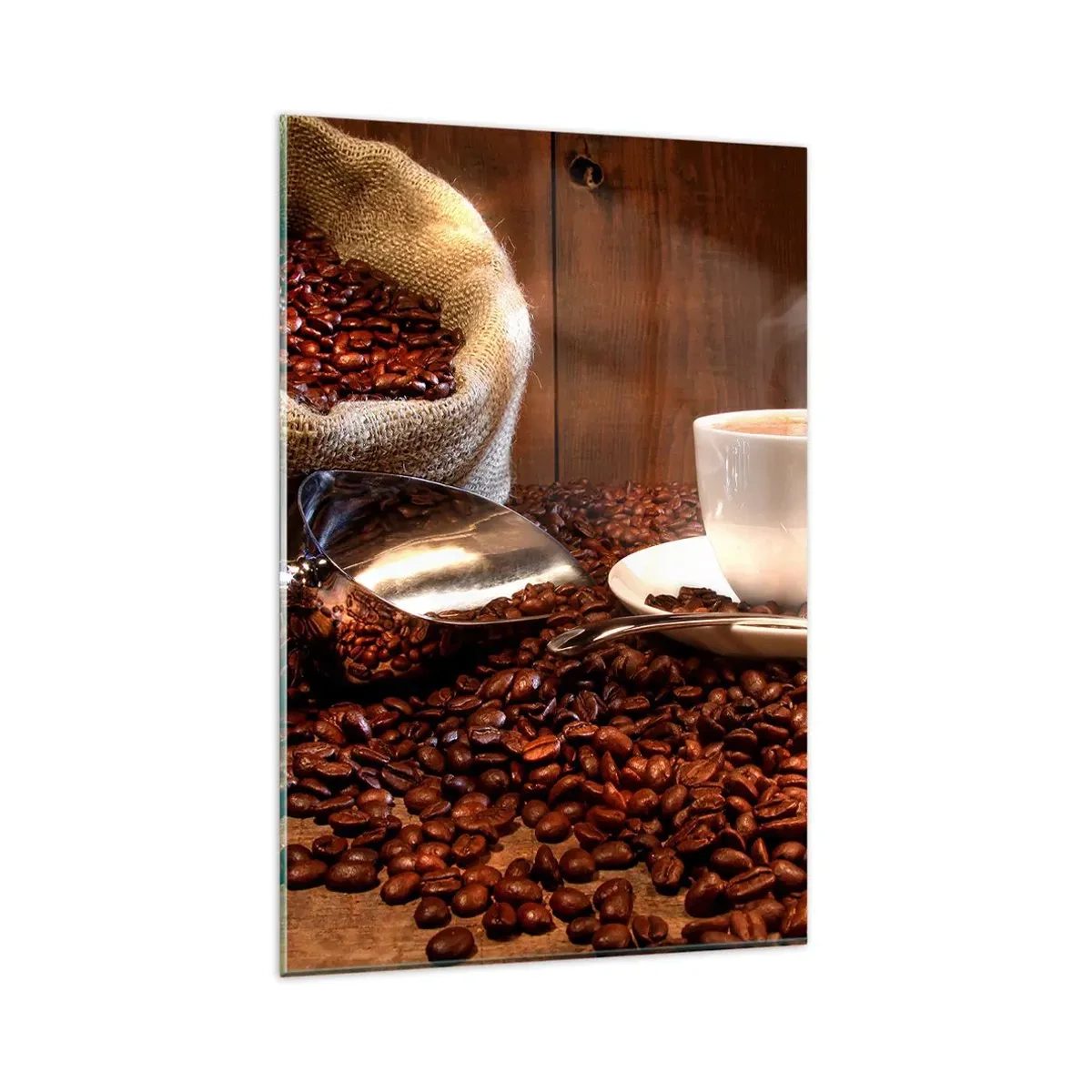 Schilderen op glas - Voel je die geur? - 80x120 cm