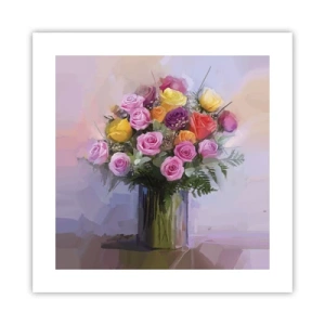 Poster - Ingehouden schoonheid - 40x40 cm