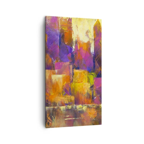 Schilderen op canvas - Metropolitan compositie - 45x80 cm