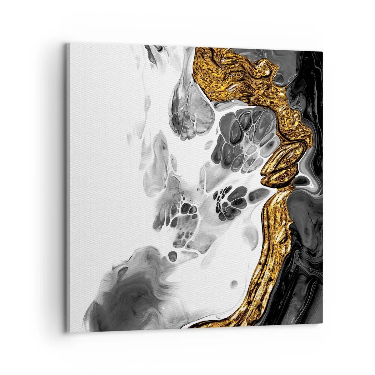 Schilderen op canvas - Organische samenstelling - 60x60 cm