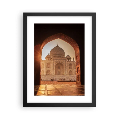 Poster in een zwarte lijst - Een monument voor onaardse liefde - 30x40 cm