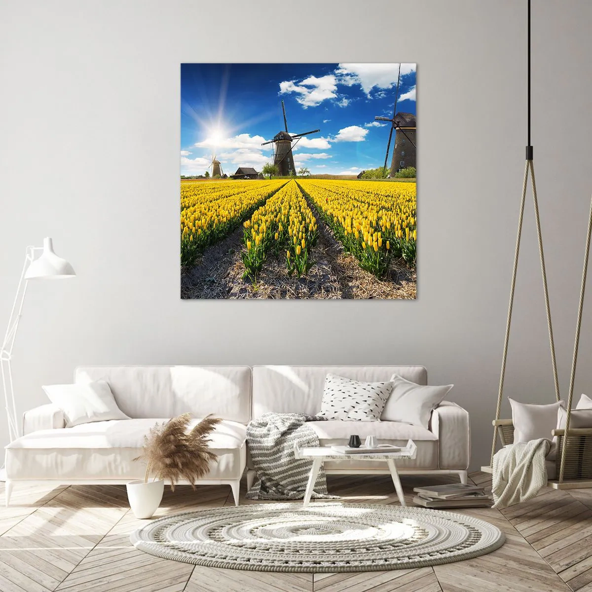 Schilderen op canvas - Hollandser kan het niet - 70x70 cm