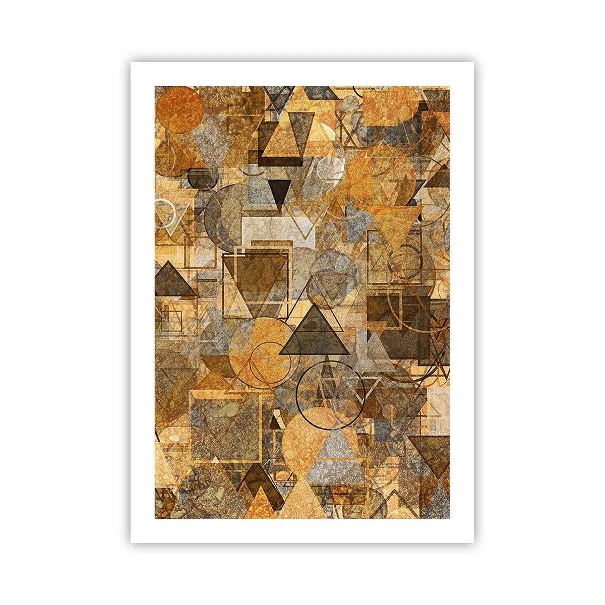 Poster - De wereld in vorm - 50x70 cm