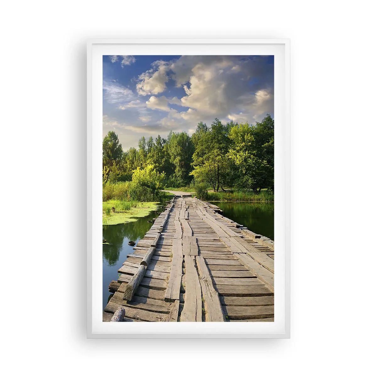 Poster in een witte lijst - Zomer, zomer overal - 61x91 cm