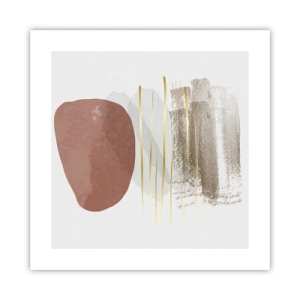 Poster - Abstracte zuilengalerij - 40x40 cm