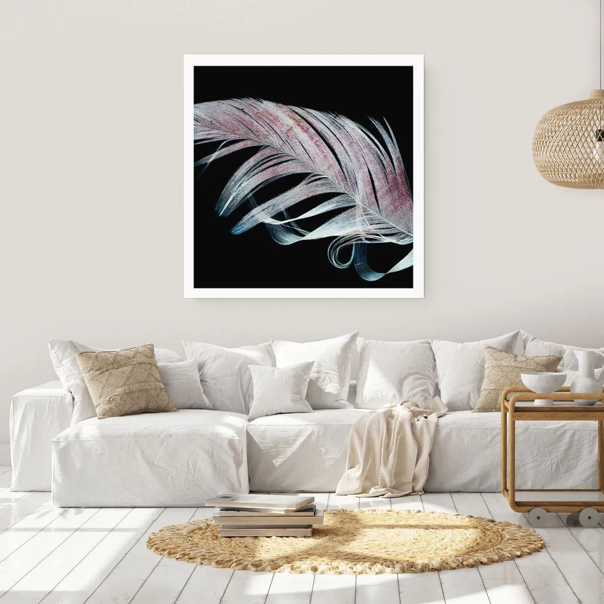 Poster - Denk aan aanraking - 40x40 cm