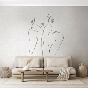 Fotobehang Standard Eco - Waar meisjes van dromen - Vrouw, Grafisch, Deel - 350x256 cm