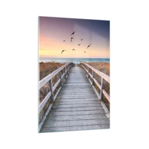 Schilderen op glas - De ruimte voor opvliegen - 70x100 cm