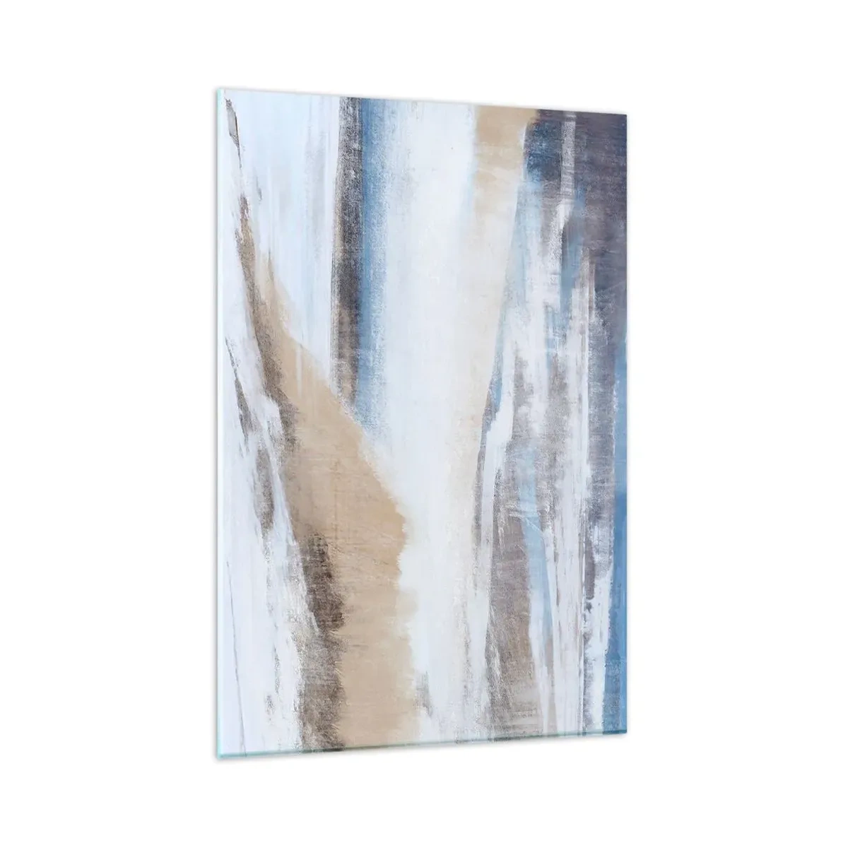 Schilderen op glas - Winterse compositie - 80x120 cm