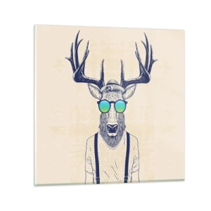 Schilderen op glas - Wie had je verwacht? - 60x60 cm