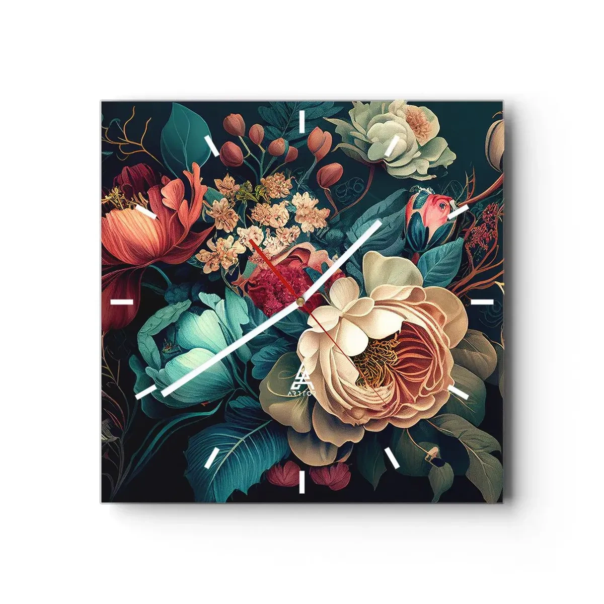 Wandklok - Klok - 19e-eeuwse charme - 40x40 cm