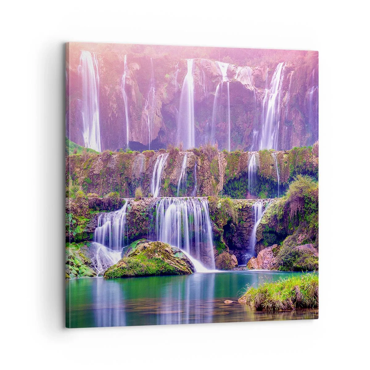 Schilderen op canvas - Trap naar de hemel - 60x60 cm