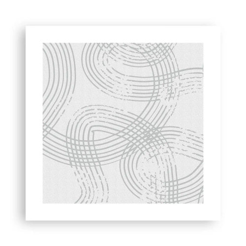 Poster - Er is geen rechte weg - 40x40 cm