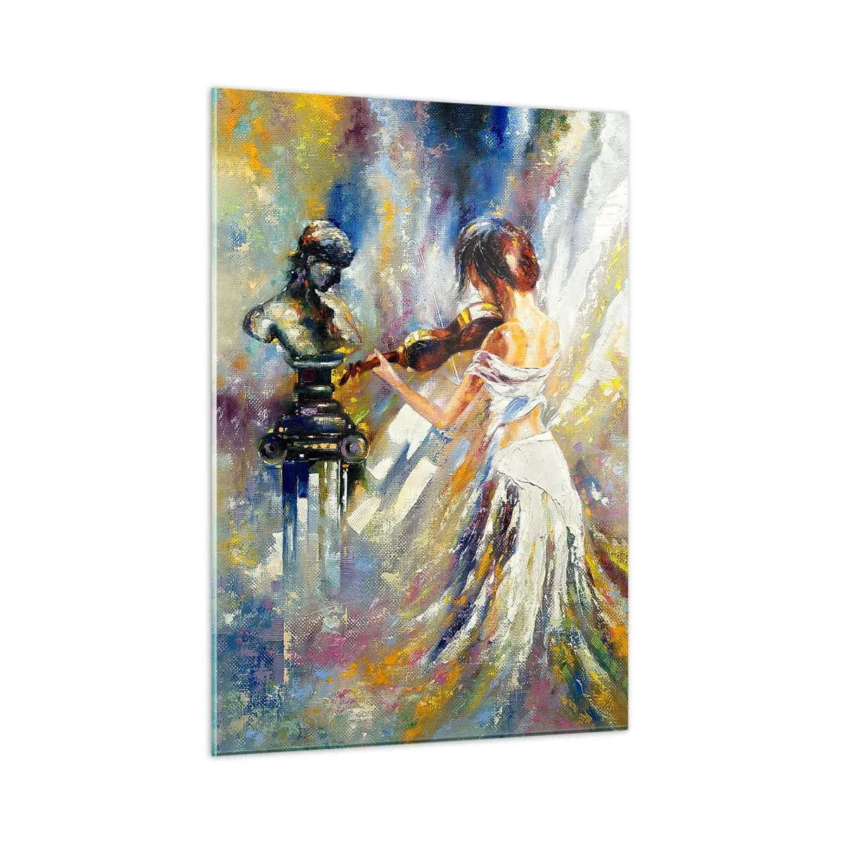 Schilderen op glas - Herleven met gevoel - 50x70 cm