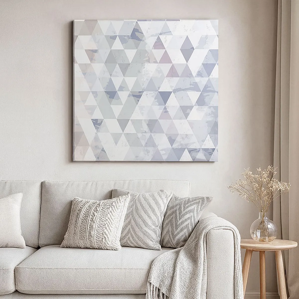 Schilderen op canvas - In ritme op drie - 30x30 cm