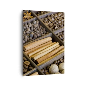 Schilderen op canvas - Een schatkist aan aroma's - 50x70 cm