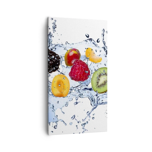 Schilderen op canvas - Veel plezier met ons - 45x80 cm