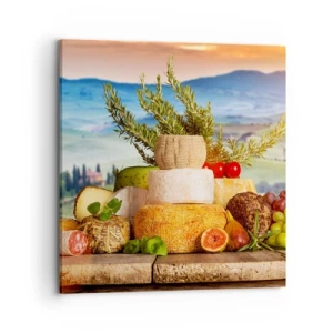 Schilderen op canvas - De Italiaanse levensvreugde - 70x70 cm