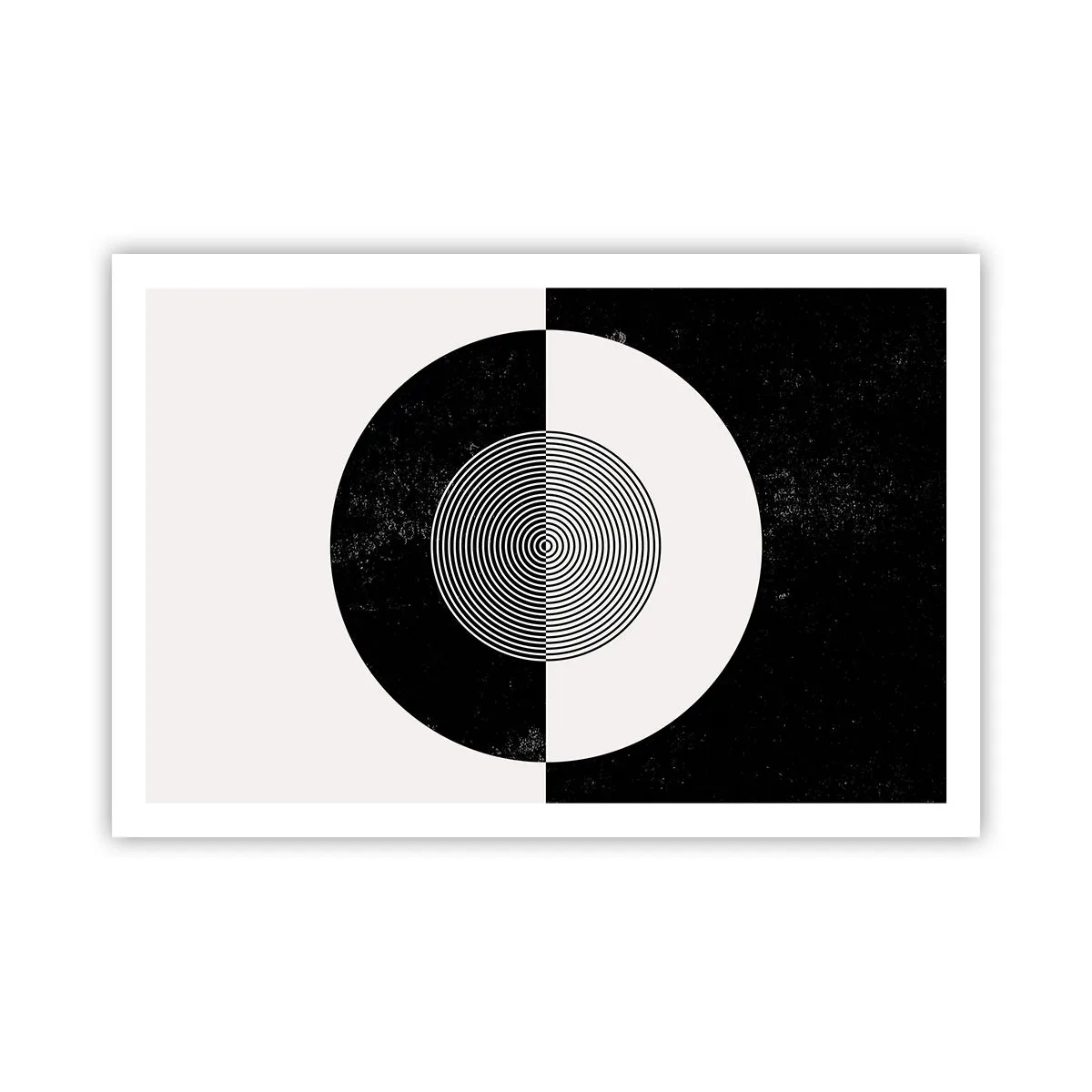 Poster - Harmonie in zwart-wit - 91x61 cm