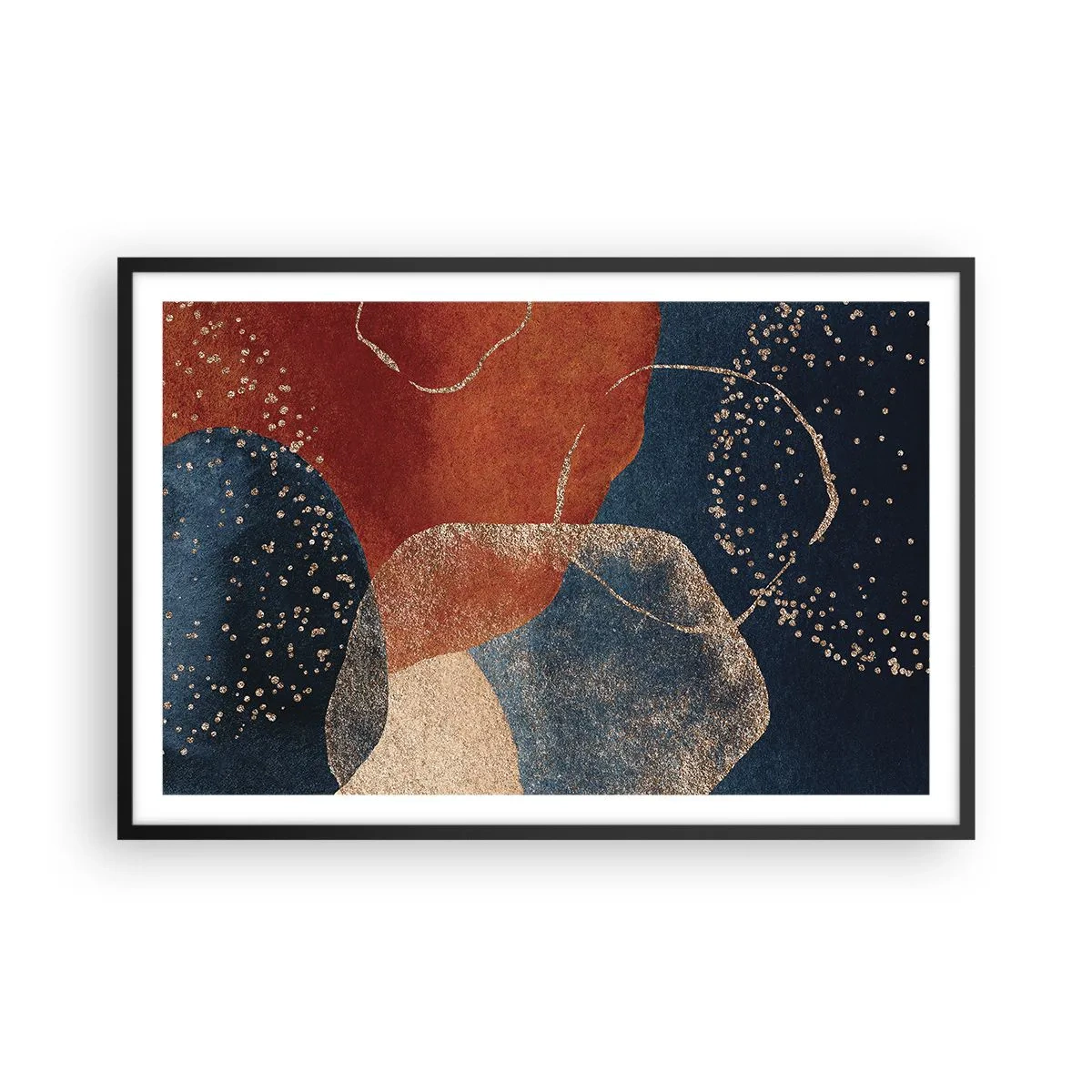 Poster in een zwarte lijst - De lichtheid van het zijn - 91x61 cm