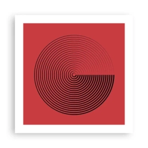 Poster - Circulaire beweging - 50x50 cm