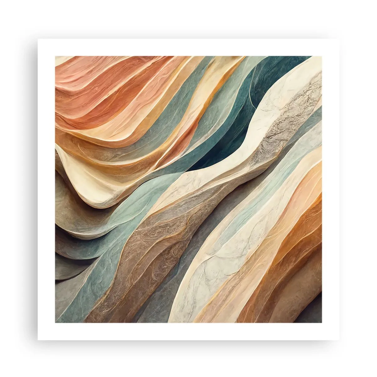 Poster - Het moment vóór de verandering - 60x60 cm