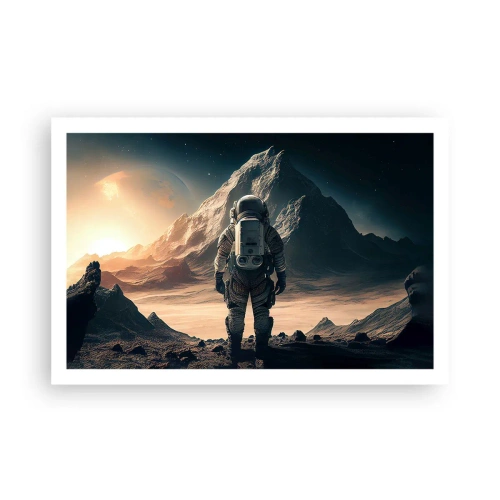 Poster - Nieuwe uitdaging - 91x61 cm