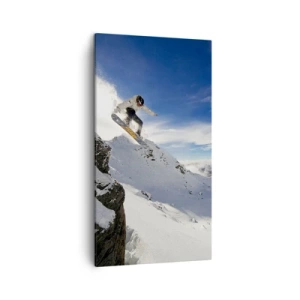 Schilderen op canvas - Vrijheid zonder grenzen - 45x80 cm