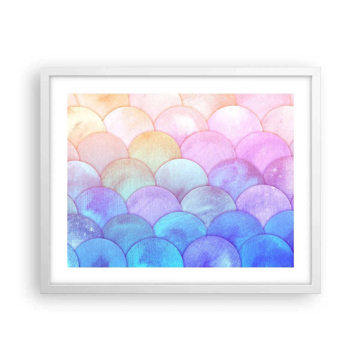 Poster in een witte lijst - Parel schaal - 50x40 cm