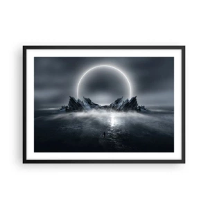 Poster in een zwarte lijst - Einde van het verhaal - 70x50 cm