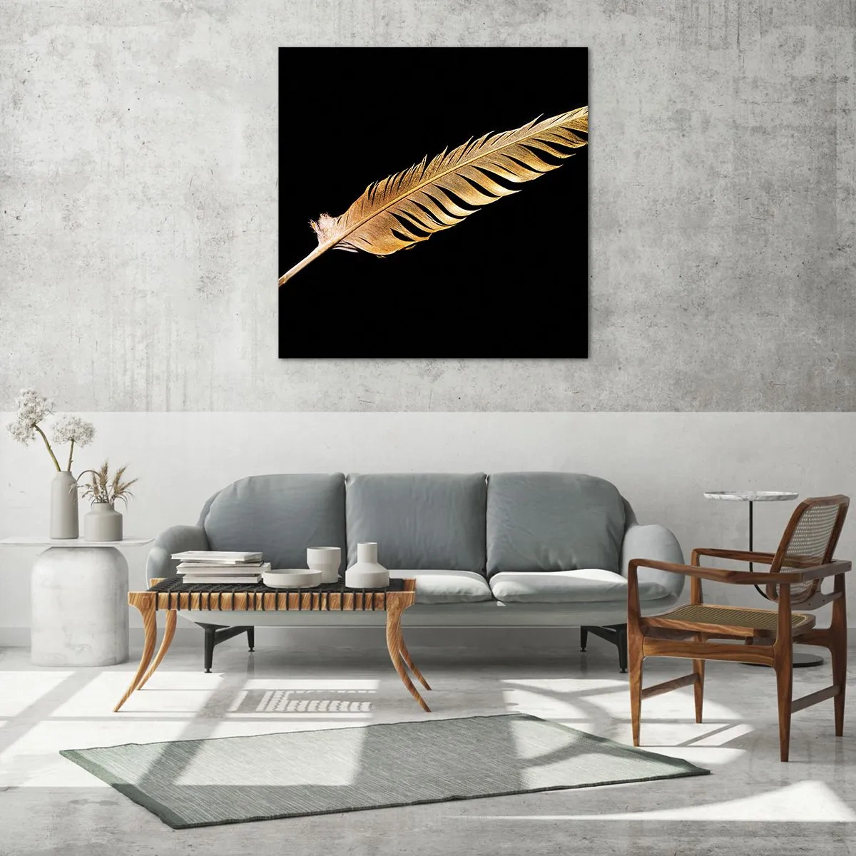 Schilderen op glas - HHij heeft een ongewoon talent voor schrijven… - 60x60 cm