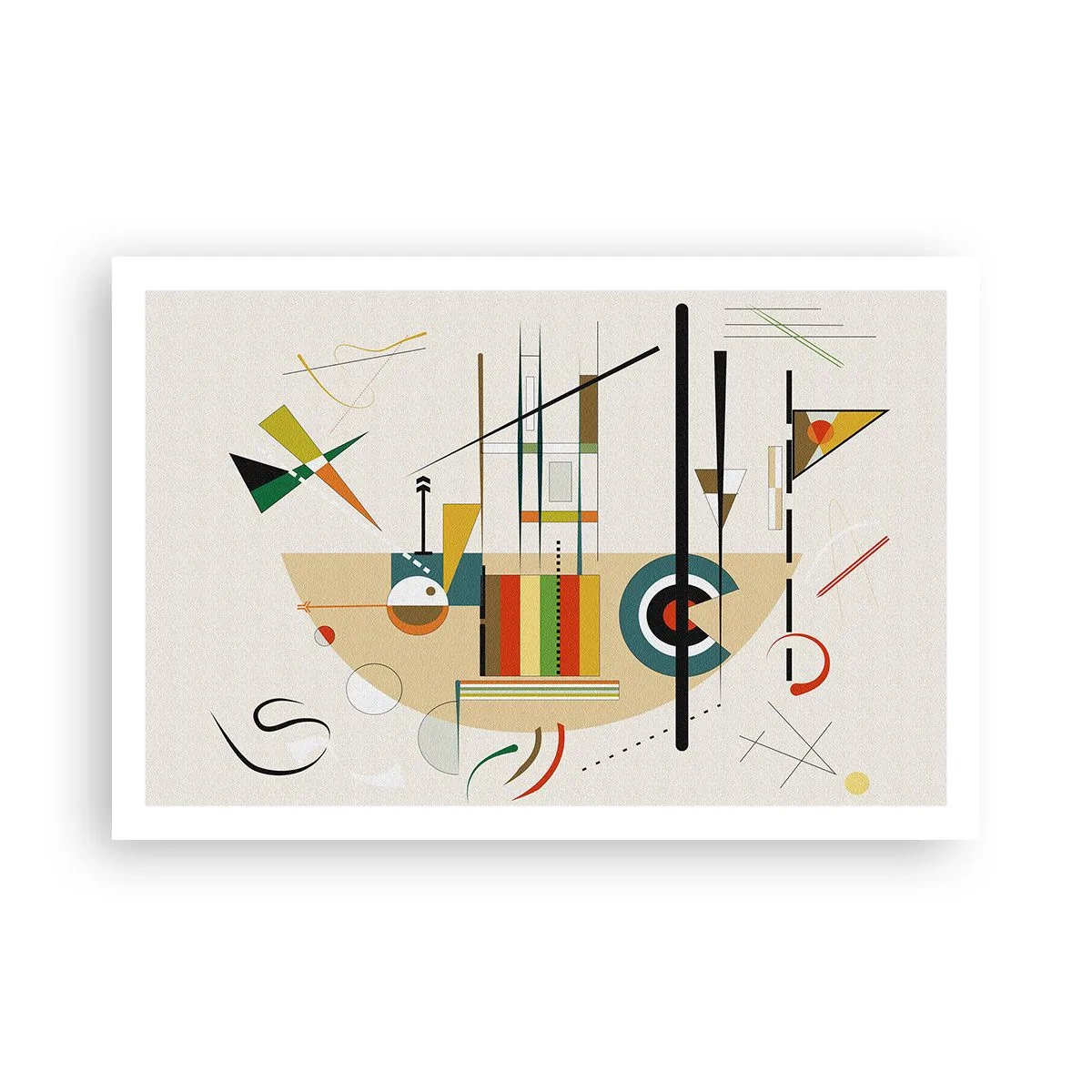Poster - En de wereld lacht - 91x61 cm