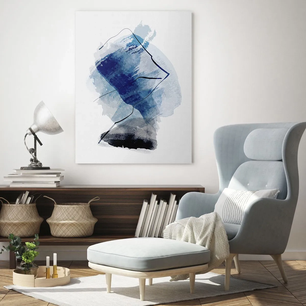 Schilderen op glas - Ijsberg - 50x70 cm