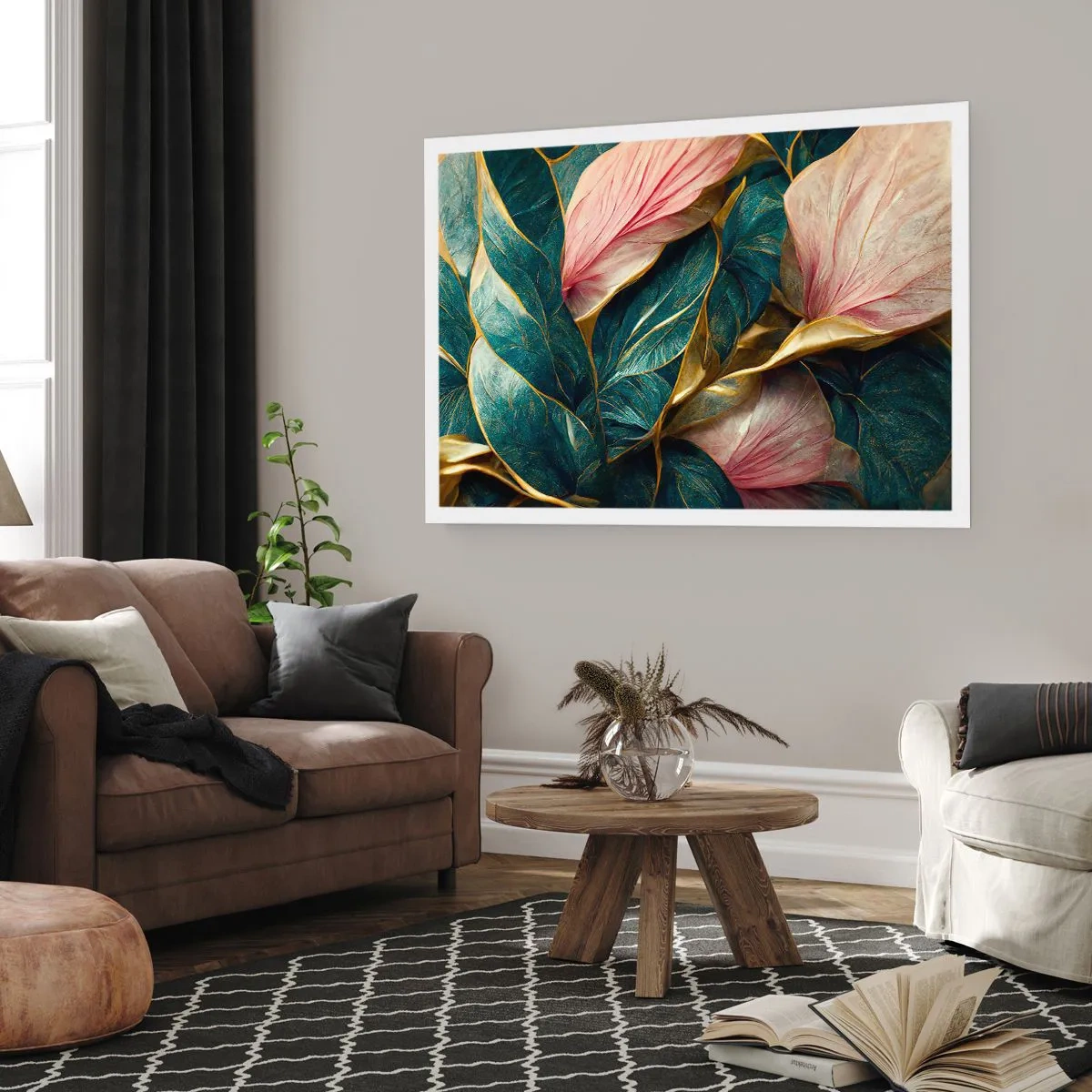 Poster - Natuurlijke elegantie en stijl - 70x50 cm