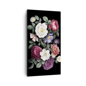 Schilderen op canvas - Uit de Engelse tuin - 45x80 cm