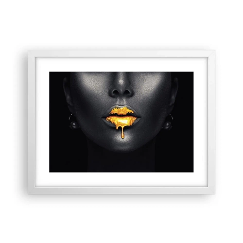 Poster in een witte lijst - Goldmouth - 40x30 cm