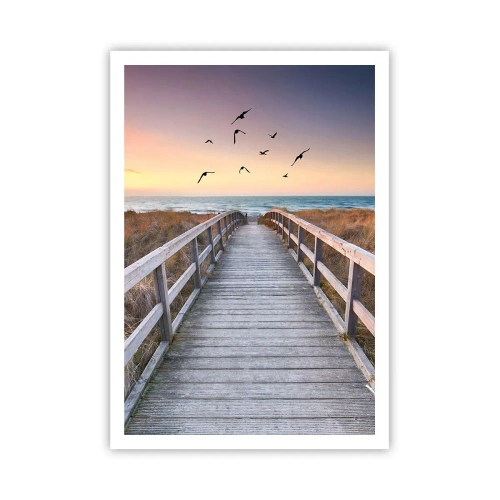 Poster - De ruimte voor opvliegen - 70x100 cm