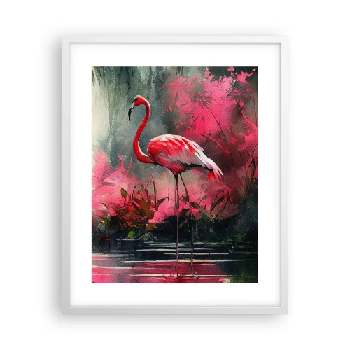 Poster in een witte lijst - Een les in natuurlijke gratie - 40x50 cm