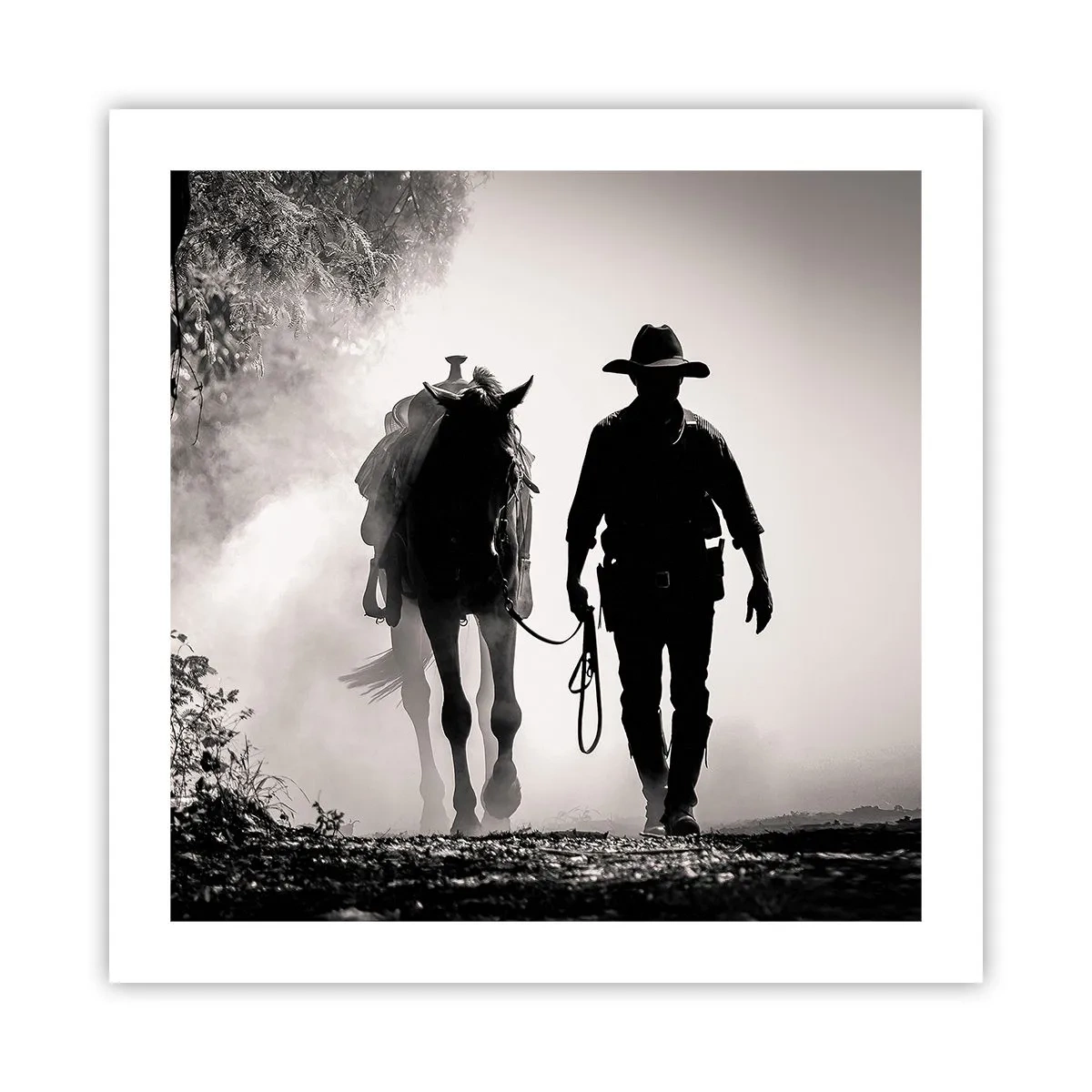 Poster - Texas ochtend - 50x50 cm