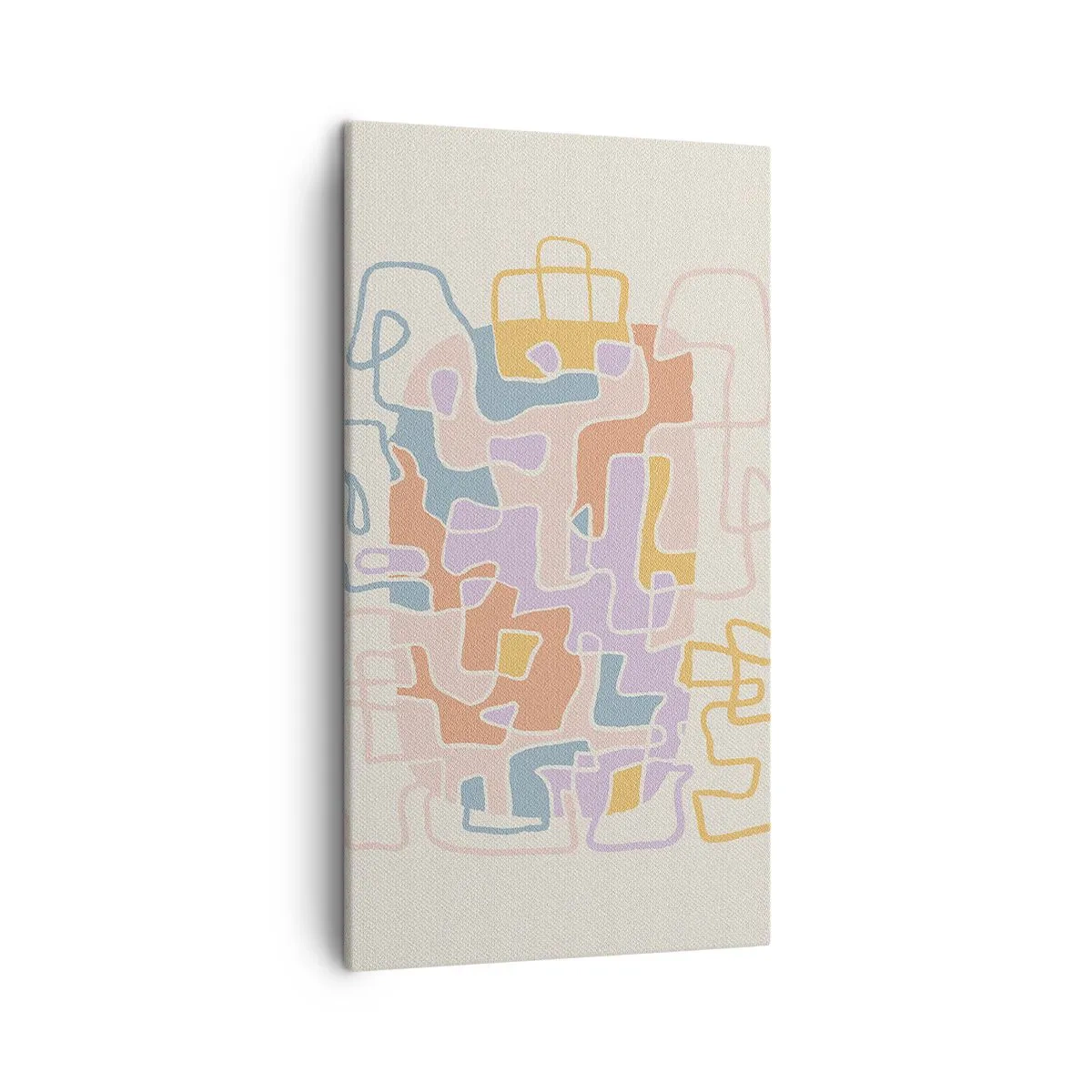 Schilderen op canvas - Labyrint – een vreugdevol avontuur - 45x80 cm