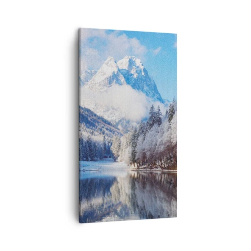 Schilderen op canvas - Sneuwwacht - 45x80 cm
